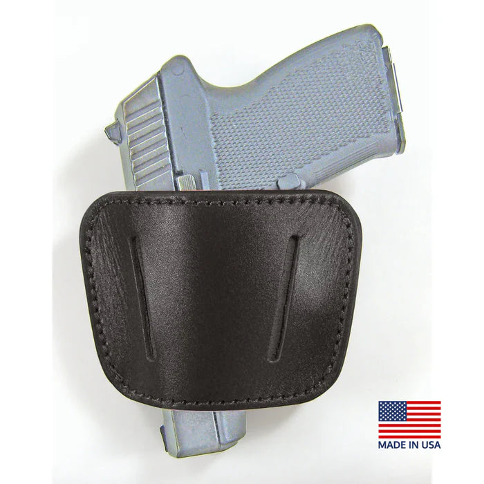 Holster funda bikini color café piel ambidiestro pistola cinturón clip - Sportsguns