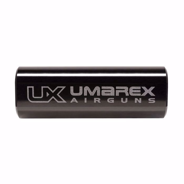 Adaptador regulador Umarex N2 rifles PCP vista laterral con logo