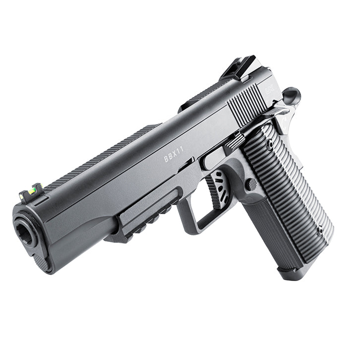 Pistola CO2 Umarex BBX11 Combo lateral izquierda inclinada hacia abajo