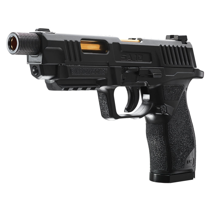 Pistola CO2 Umarex SA10 calibre 4.5 mm balines diábolos efecto pateo realista