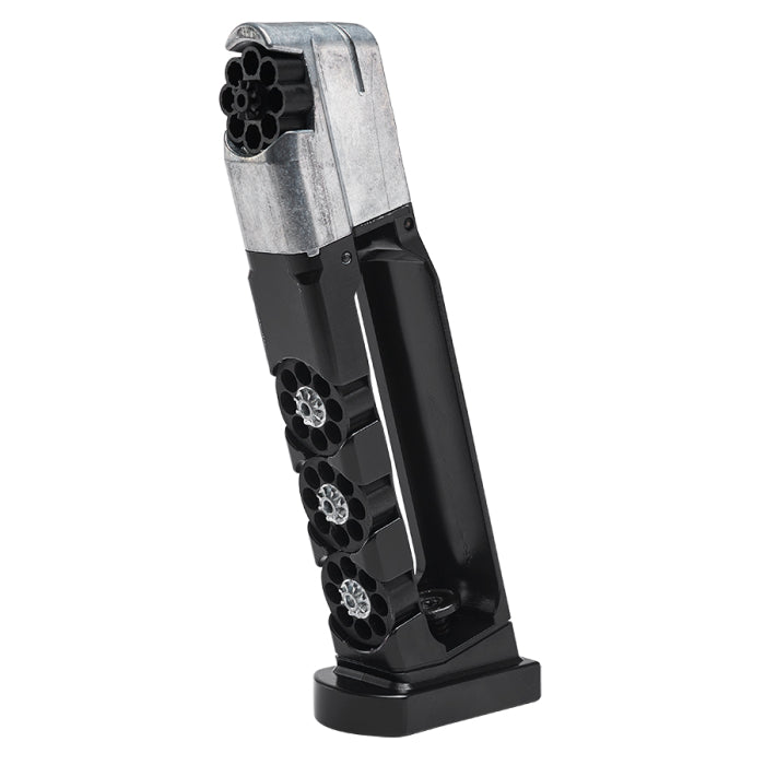 Pistola CO2 Umarex SA10 calibre 4.5 mm balines diábolos efecto pateo realista