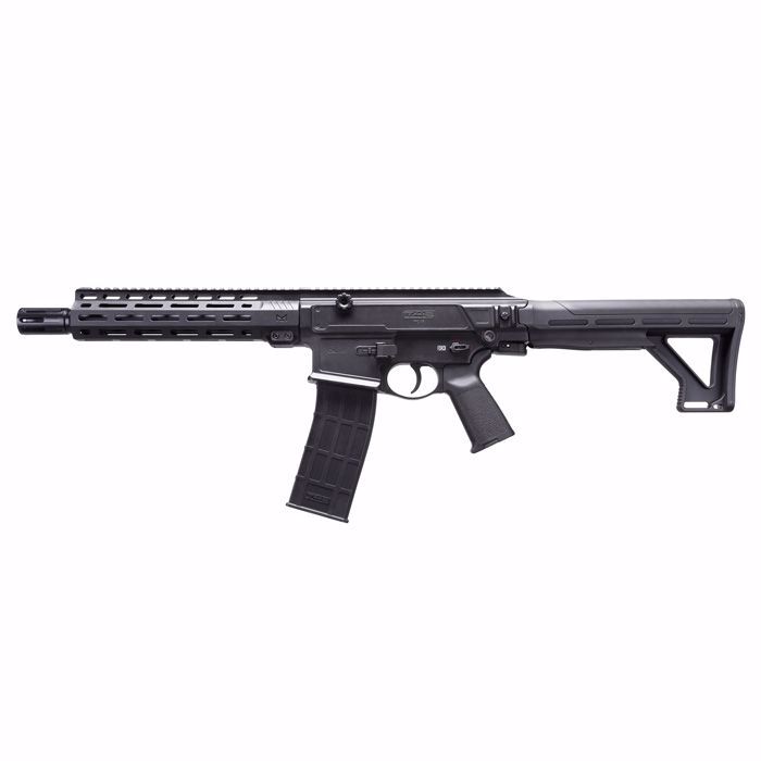 Metralleta CO2 Marcadora T4E Umarex TC 68 Calibre .68 vista izquierda