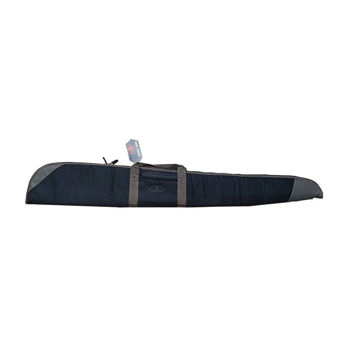 Funda para escopeta Allen Game Winner de 52 pulgadas, vista del lado con bolsillo exterior y asas de transporte.