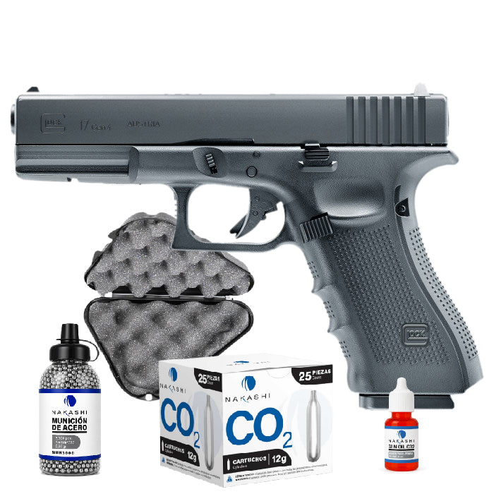 Pistola CO2 Glock G17 GEN4 Combo