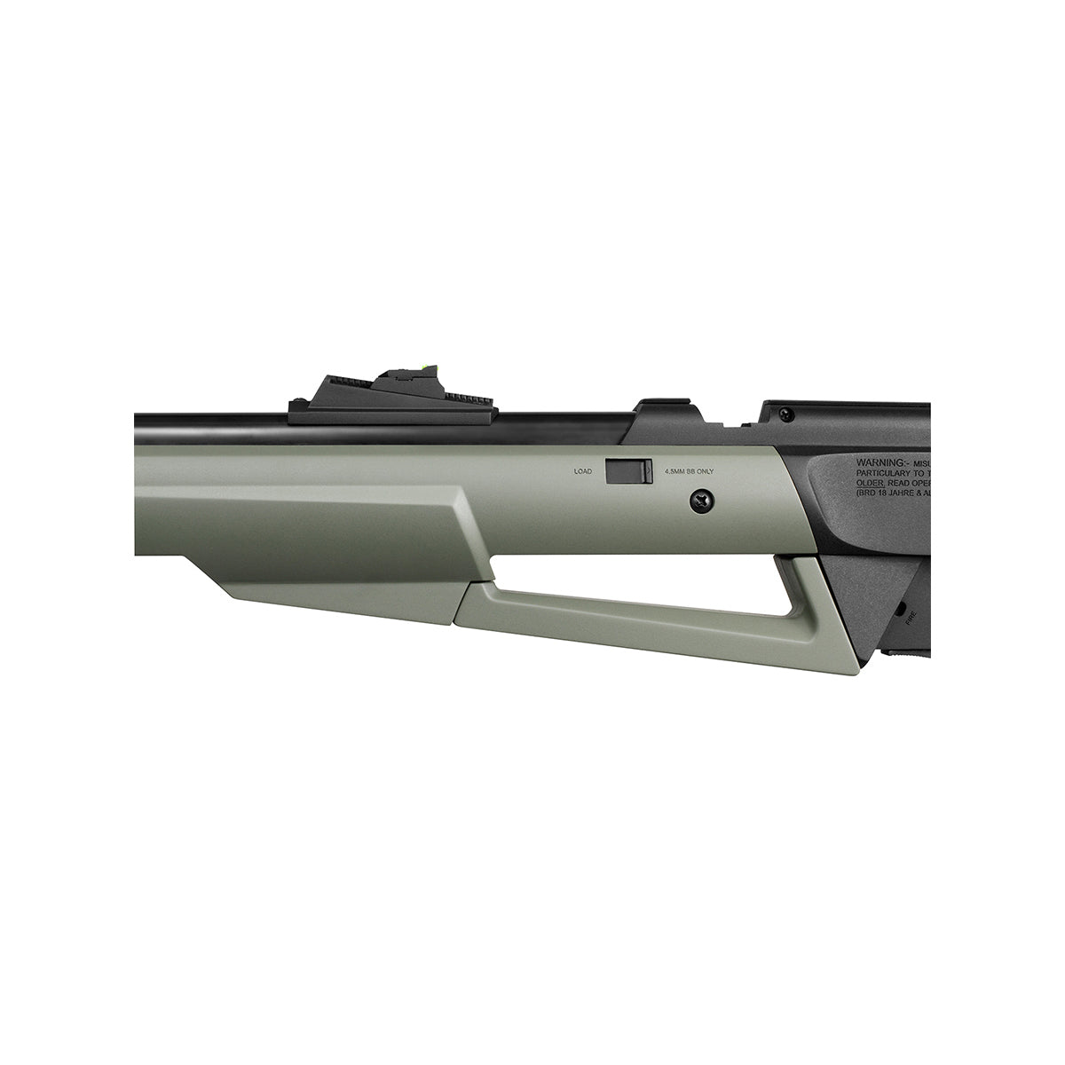 Rifle de Aire Nova Vista Cactus Diábolos y Balines Calibre 4.5 mm - .177" Neumático Mutli bombeo color verde