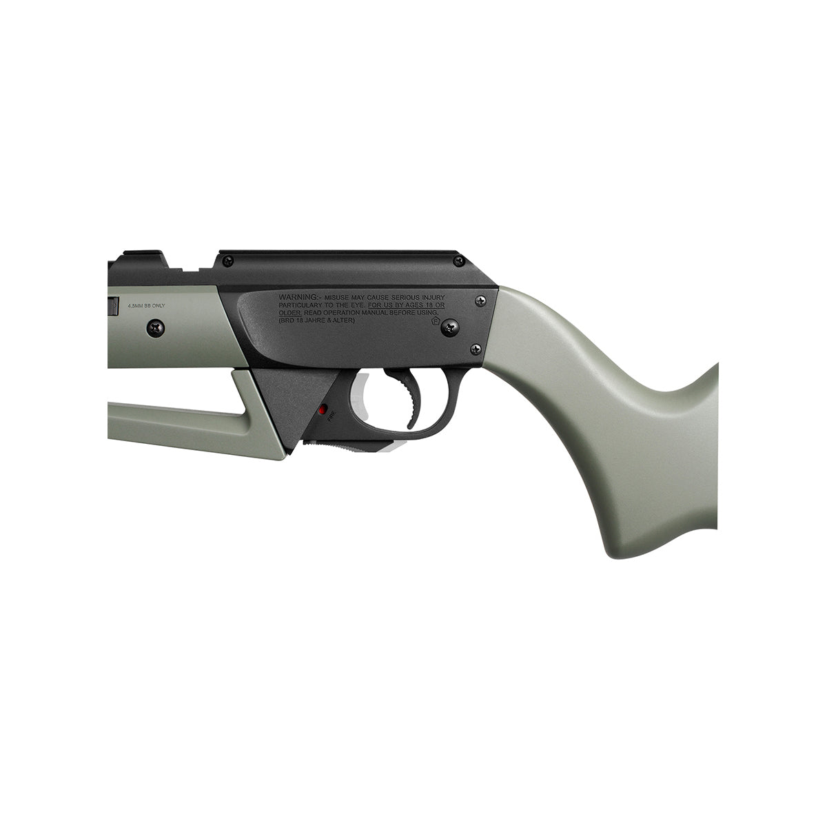 Rifle de Aire Nova Vista Cactus Diábolos y Balines Calibre 4.5 mm - .177" Neumático Mutli bombeo color verde