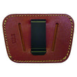 Holster funda bikini color café piel ambidiestro pistola cinturón clip - Sportsguns