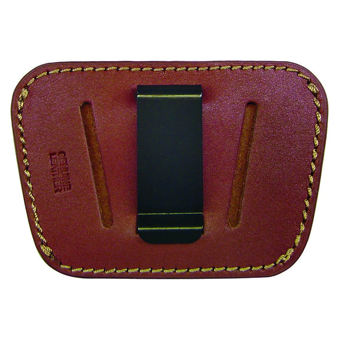 Holster funda bikini color café piel ambidiestro pistola cinturón clip - Sportsguns