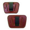 Holster funda bikini color café piel ambidiestro pistola cinturón clip - Sportsguns
