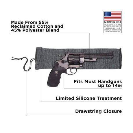 Calcetín Allen con Silicón color gris tamaño 14" Pistola - Sportsguns
