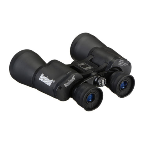 Binocular Bushnell Falcon 10x50 Porro Negro vista trasera en diagonal