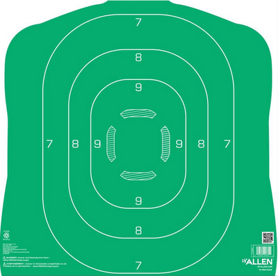 Blanco de Silueta Humana Allen 12" x 18" Verde