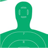 Blanco de Silueta Humana Allen 12" x 18" Verde - sportsguns