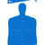 Blanco de Silueta Humana Allen 23" x 35" Azul - sportsguns