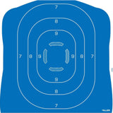 Blanco de Silueta Humana Allen 23" x 35" Azul - sportsguns
