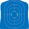 Blanco de Silueta Humana Allen 23" x 35" Azul - sportsguns