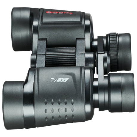 Binocular Tasco Essentials Porro 7x35 Negro vista latera izquierda