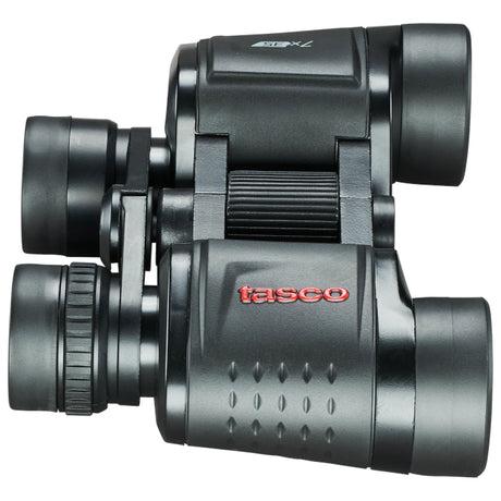 Binocular Tasco Essentials Porro 7x35 Negro vista lateral derecha