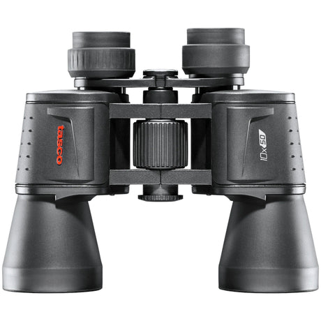 Binocular Tasco Porro 10x50 Negro vista frontal