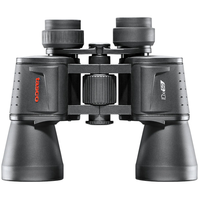 Binocular Tasco Porro 10x50 Negro vista frontal