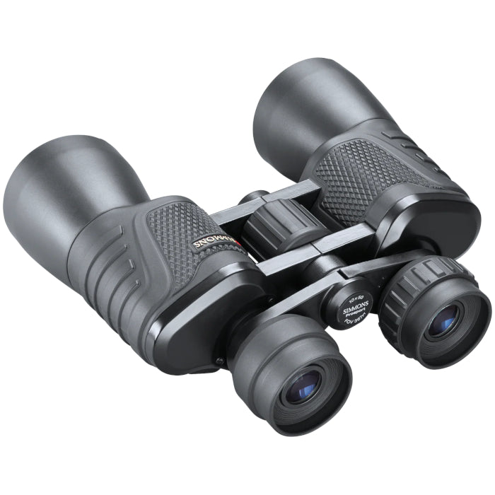 Binocular Tasco Porro 10x50 Negro vista de cabeza