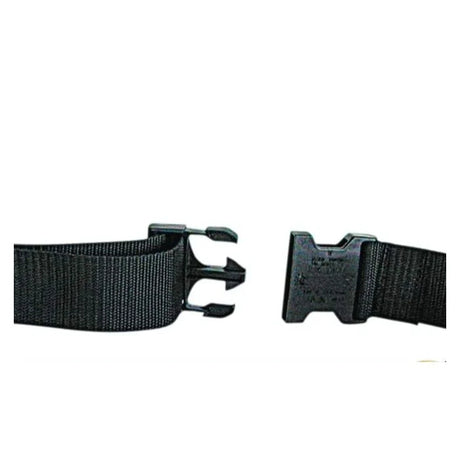 Carrillera Allen Negra para Cintura Escopeta vista de los broches