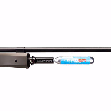 Adaptador regulador Umarex N2 rifles PCP vista enroscada al rifle lateralmente