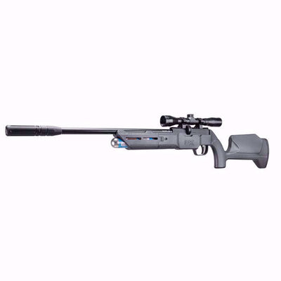 Rifle de Aire Umarex Komplete NCR Nitro PCP Calibre .22 - 5.5 mm vista lateral izquierda con angulo