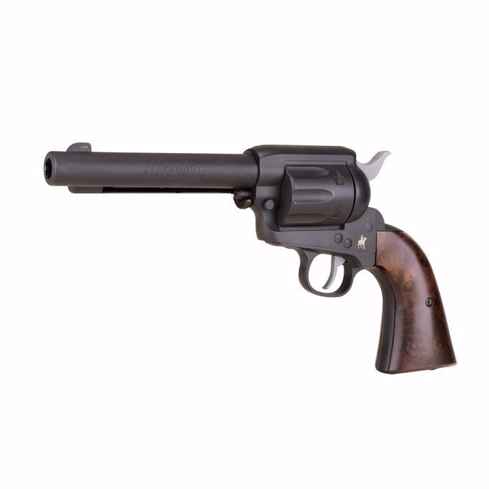 Revólver CO2 Marlin Clásico balines calibre 4.5 mm - 0.177 vista lateral diagonal