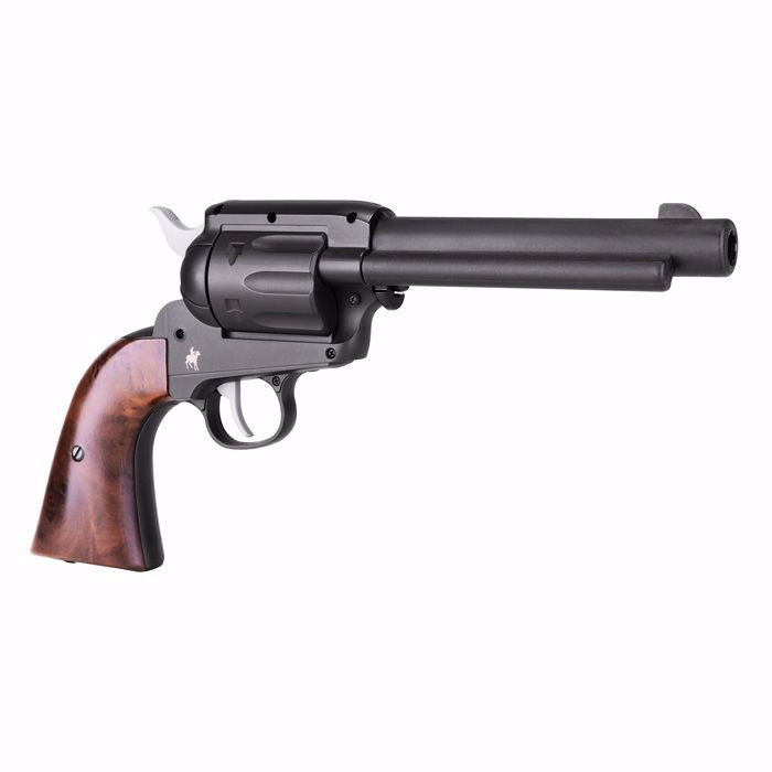 Revólver CO2 Marlin Clásico balines calibre 4.5 mm - 0.177 vista lateral derecha diagonal