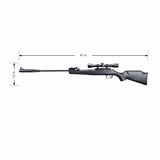 Rifle de Aire Umarex Arrax Calibre .22 - 5.5 mm Multi-disparo quiebre de cañón pistón de gas diábolos con medidas