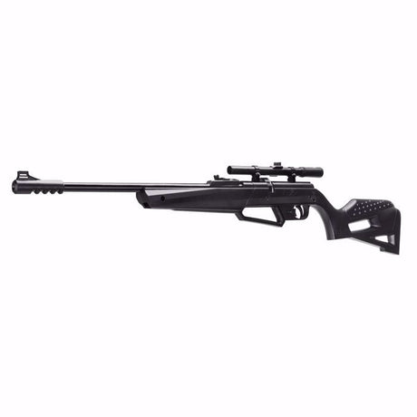 Rifle de Aire Umarex NXG APX Calibre .177 - 4.5 mm Multi-disparo diabolos neumático multi-bombeo cargador con 10 tiros vista izquierda en diagonal
