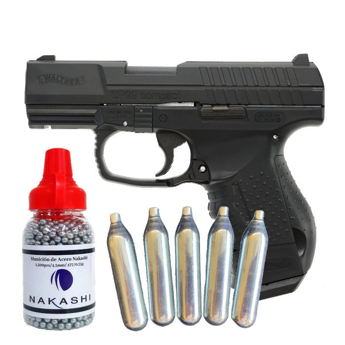 Pistolas de Balas de Goma Potenciadas por Gas Co2 Replicas Licenciadas por  Beretta Glock Walther 