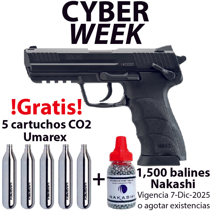 Pistola CO2 Heckler & Koch 45