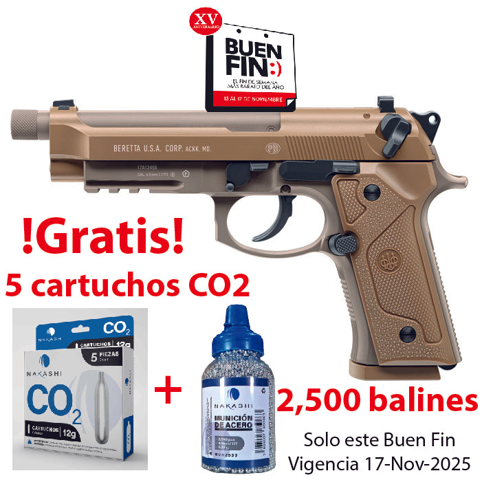 Pistola CO2 Beretta M9A3