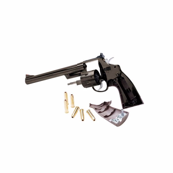 Revólver CO2 Smith & Wesson M29 vista con casquillos
