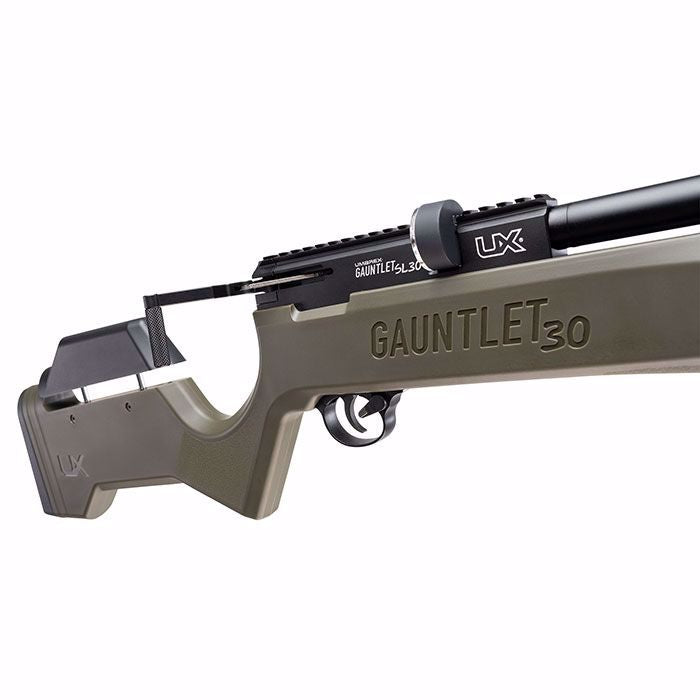 Rifle de Aire Umarex Gauntlet SL PCP Calibre .30 - 7.62 mm diábolos