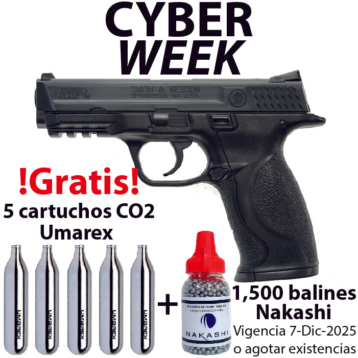 Pistola CO2 Smith & Wesson M&P 40
