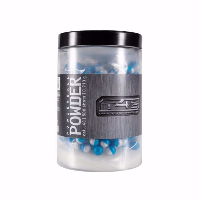 Bolitas de Talco T4E Azul-Blanco Cal. .43 500 piezas