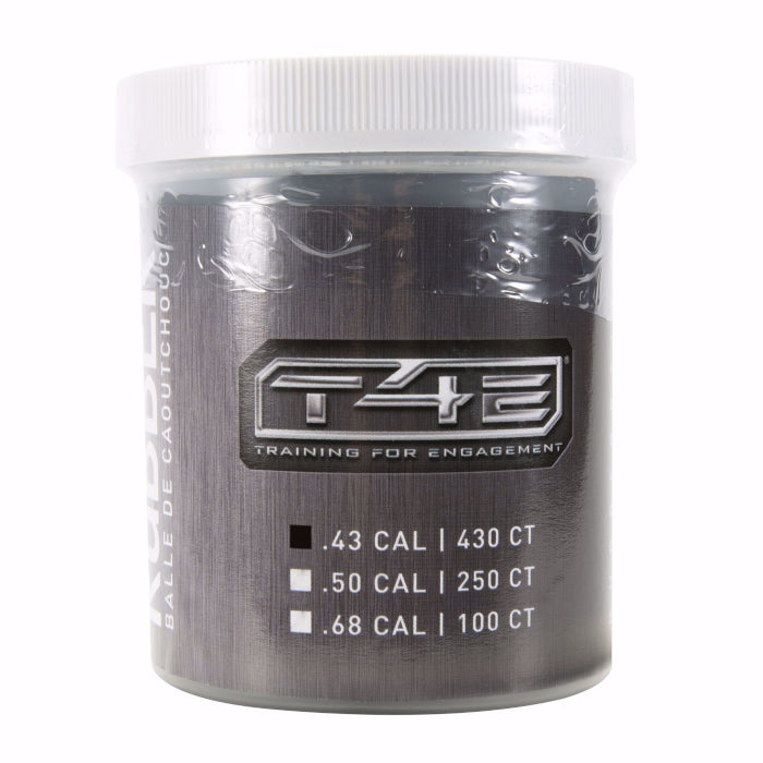 Bolitas de Caucho T4E Cal. .43 Negra 430 piezas - sportsguns