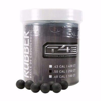 Bolitas de Caucho T4E Cal. .50 Negra 250 piezas - sportsguns
