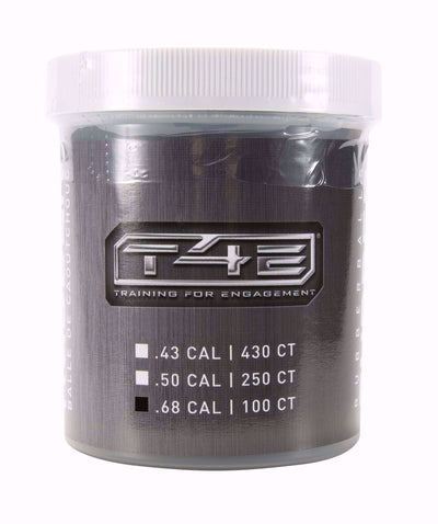 Bolitas de Caucho T4E Cal. .68 Negra 100 piezas - sportsguns
