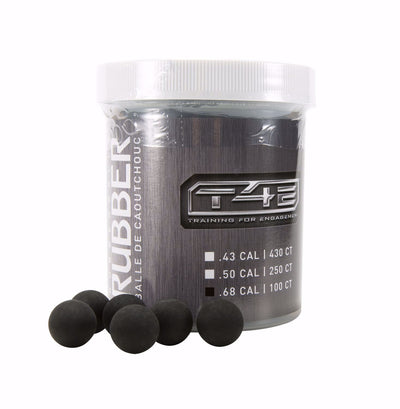 Bolitas de Caucho T4E Cal. .68 Negra 100 piezas - sportsguns