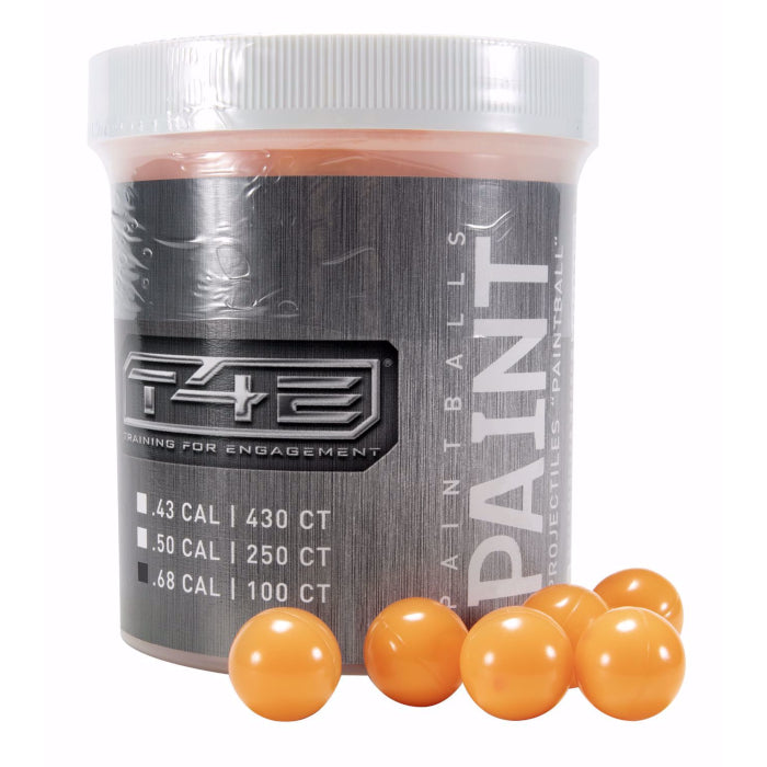 Bolitas de Pintura T4E Cal. .68 Naranja 100 piezas - sportsguns