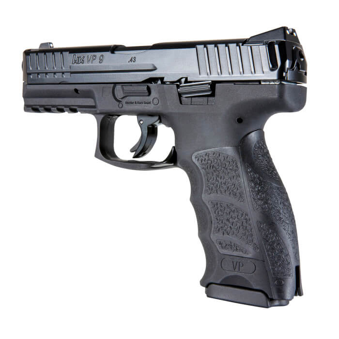 Pistola CO2 Marcadora T4E Heckler & Koch VP9 Negra Calibre .43 - Sportsguns