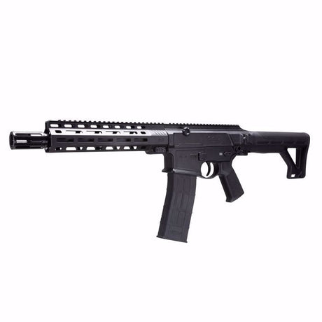 Metralleta CO2 Marcadora T4E Umarex TC 68 Calibre .68 vista izquierda en diagonal