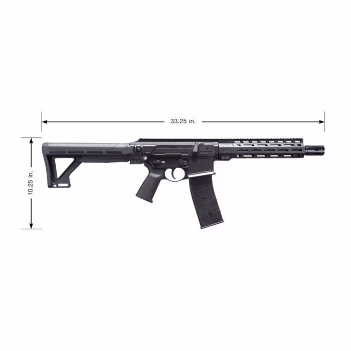 Metralleta CO2 Marcadora T4E Umarex TC 68 Calibre .68 con medidas
