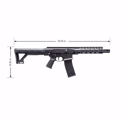 Metralleta CO2 Marcadora T4E Umarex TC 68 Calibre .68 con medidas