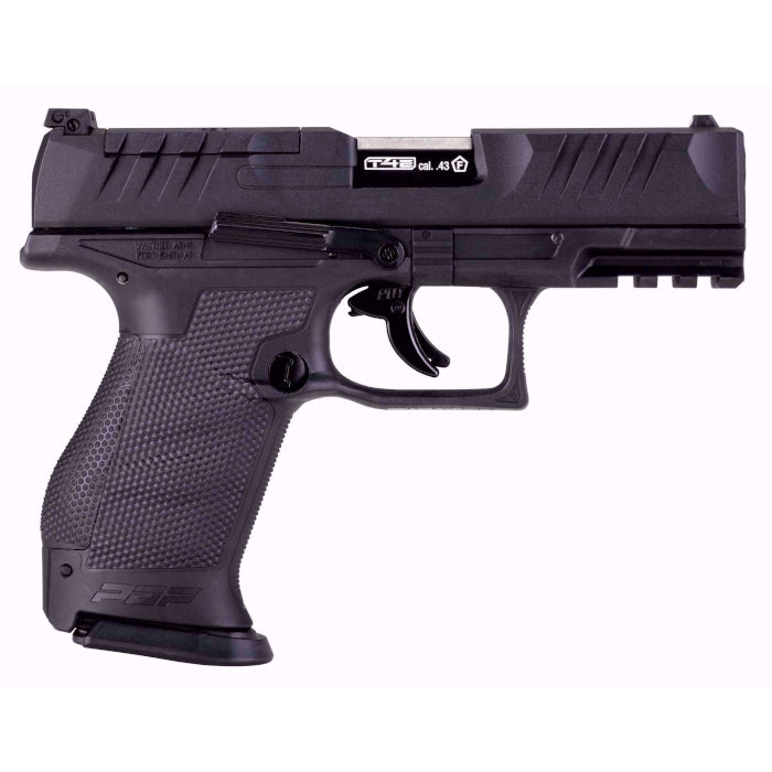 Pistola CO2 Marcadora T4E Walther PDP Compacta Negra Calibre .43 vista lateral derecha