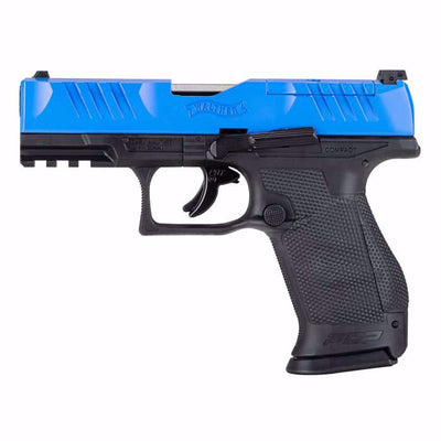 Pistola CO2 Marcadora T4E Walther PDP Compacta Azul-Negra Calibre .43 optic ready